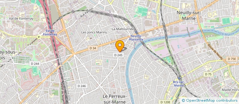 localisation de l'entreprise LEV CONSULTING à LE PERREUX-SUR-MARNE