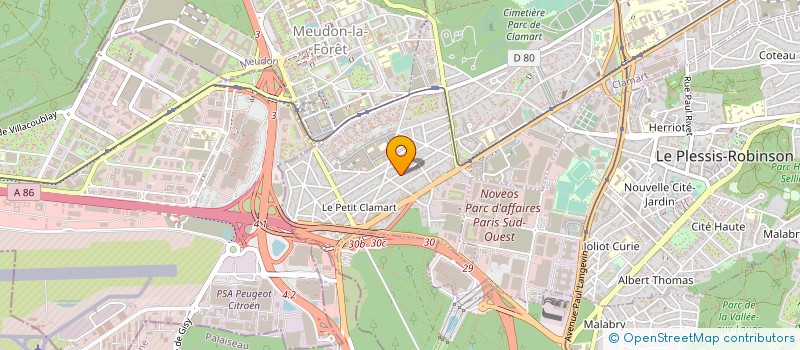 localisation de l'entreprise LEV & DES INVESTISSEMENTS à CLAMART