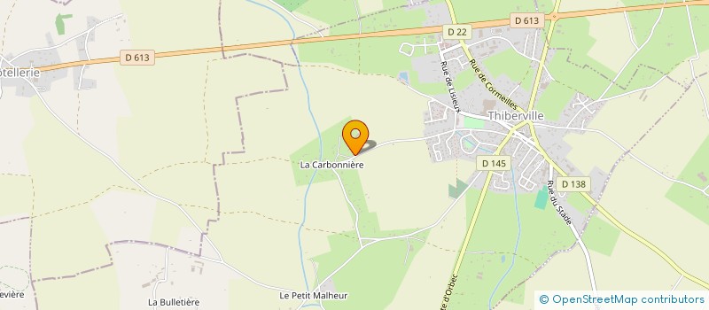 localisation de l'entreprise LEV.ETI & CO  THIBERVILLE