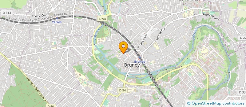 localisation de l'entreprise LEV FOOD à BRUNOY