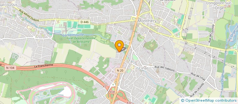 localisation de l'entreprise LEV GROUP à LINAS