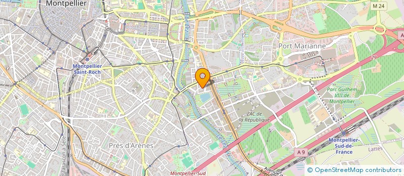 localisation de l'entreprise LEV PARTICIPATIONS à MONTPELLIER
