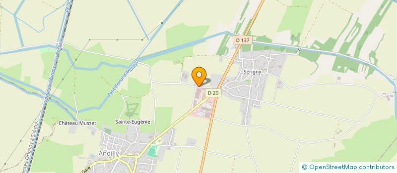 localisation de l'entreprise LEV2J  ANDILLY