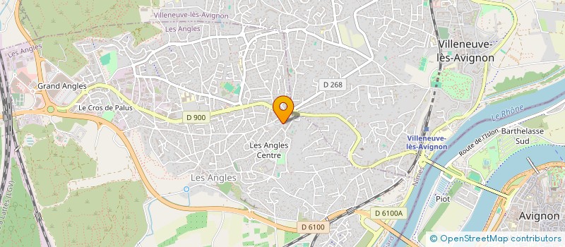 localisation de l'entreprise LEVA DISTRIBUTION  LES ANGLES