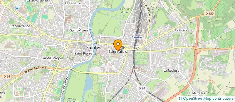 localisation de l'entreprise LEVABOSSER  SAINTES