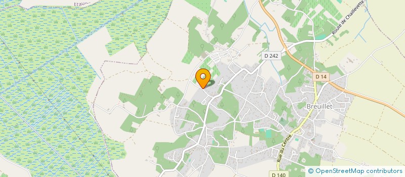 localisation de l'entreprise LEVACHE FABRICE  BREUILLET