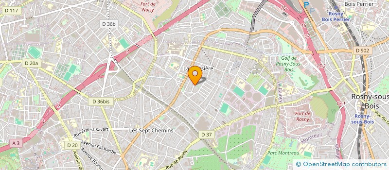 localisation de l'entreprise LEVACHER TCE à MONTREUIL