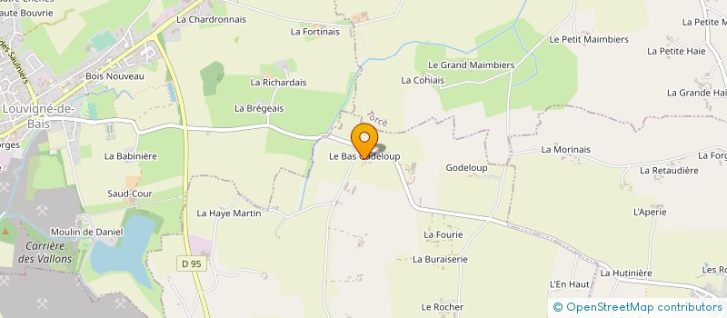 localisation de l'entreprise LEVACHER TP à BAIS