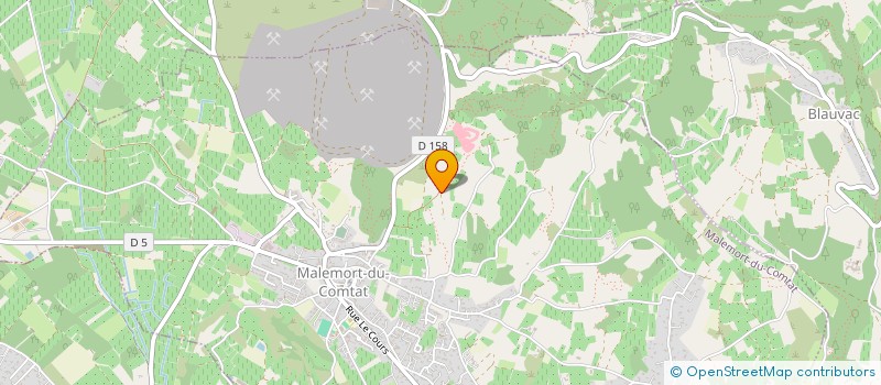 localisation de l'entreprise LEVACLA  MALEMORT-DU-COMTAT