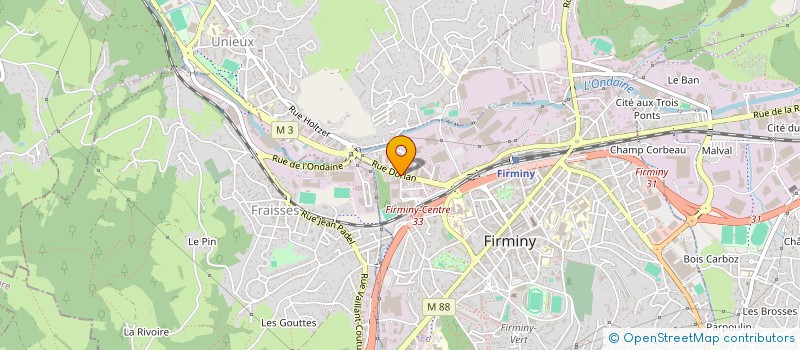 localisation de l'entreprise LEVAGE AUTOMATISME MAINTENANCE  FIRMINY