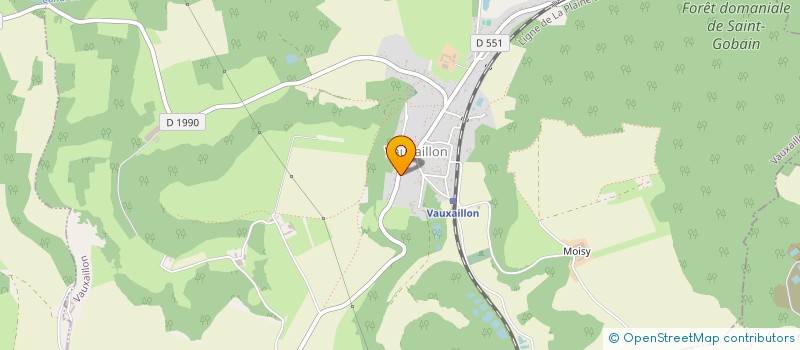 localisation de l'entreprise LEVAGE INSPECTIONS REGLEMENTAIRES  VAUXAILLON