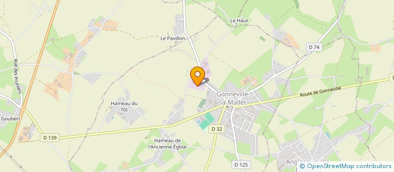 localisation de l'entreprise LEVAILLANT  GONNEVILLE-LA-MALLET