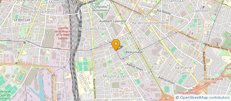 localisation de l'entreprise LEVAL DEPAROIS à VENISSIEUX