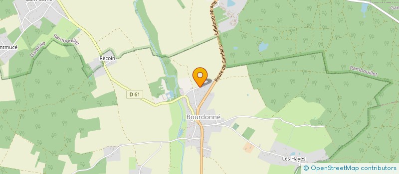 localisation de l'entreprise LEVAL JL  BOURDONNE