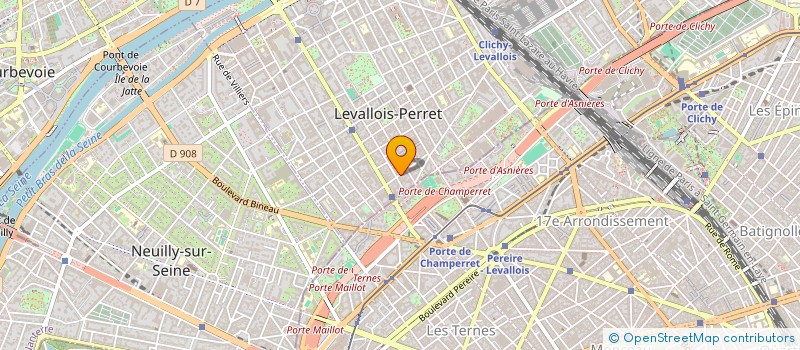 localisation de l'entreprise LEVALLOIS 55 à LEVALLOIS-PERRET