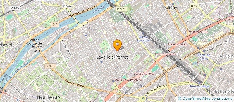 localisation de l'entreprise LEVALLOIS DECOUVERTES à LEVALLOIS-PERRET