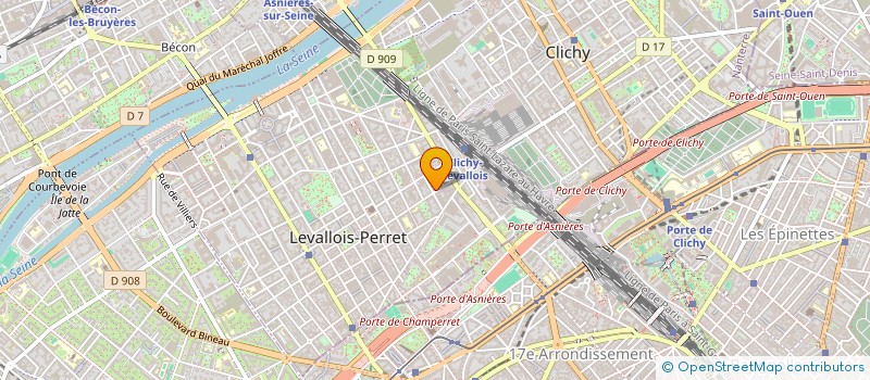 localisation de l'entreprise LEVALLOIS DRIVER & VTC à LEVALLOIS-PERRET