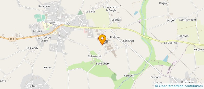 localisation de l'entreprise LEVALLOIS ERIC  NOYAL-PONTIVY