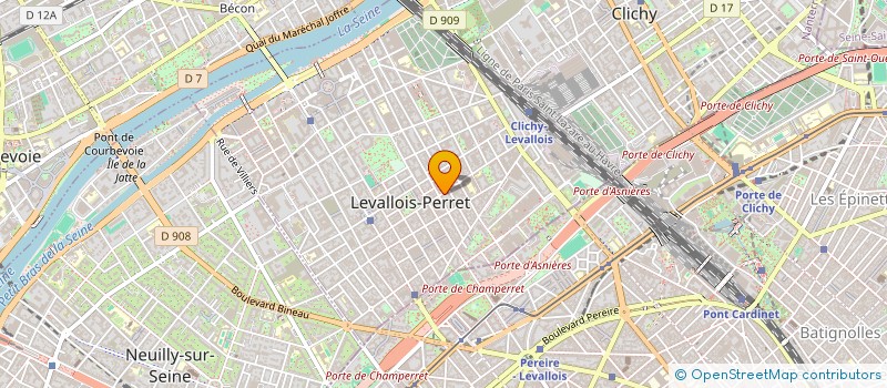 localisation de l'entreprise LEVALLOIS GRILL à LEVALLOIS-PERRET