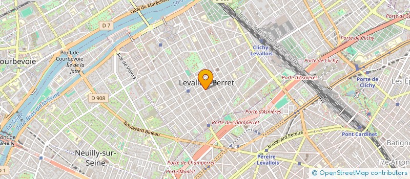 localisation de l'entreprise LEVALLOIS IMMOBILIER à LEVALLOIS-PERRET