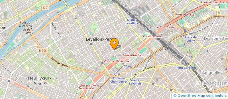 localisation de l'entreprise LEVALLOIS NATURE à LEVALLOIS-PERRET