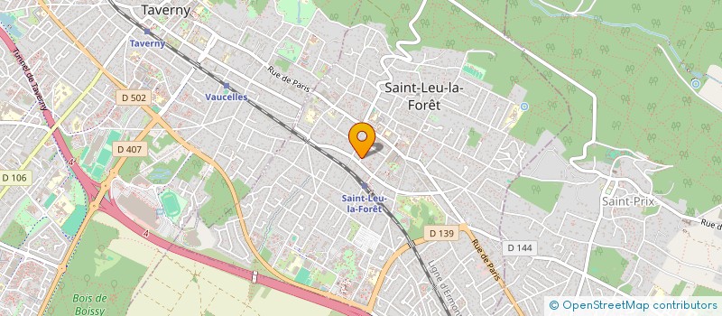 localisation de l'entreprise LEVALLOIS PATF  SAINT-LEU-LA-FORET