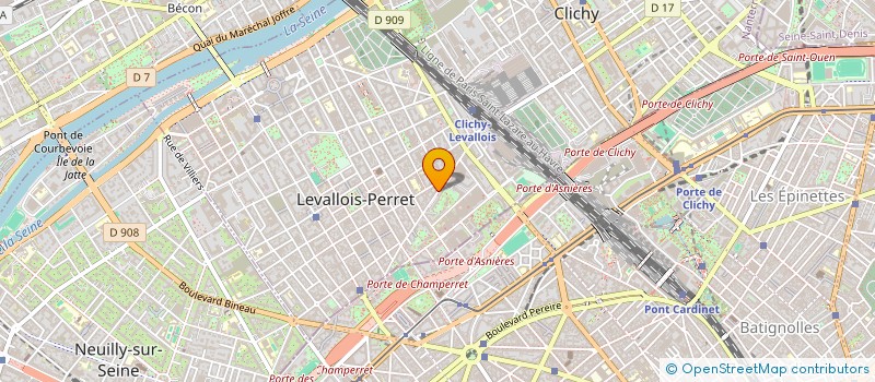 localisation de l'entreprise LEVALLOIS PHILATELIQUE à LEVALLOIS-PERRET