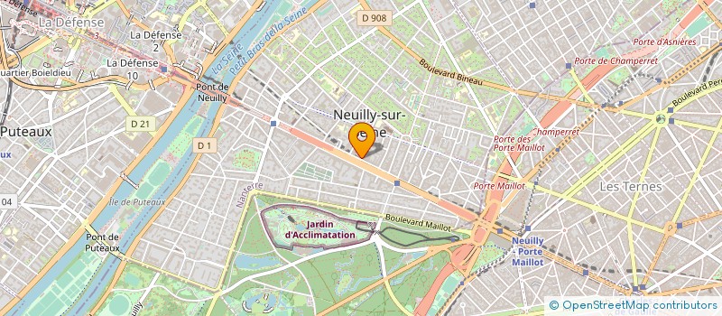 localisation de l'entreprise LEVALLOIS PRIMEURS à NEUILLY-SUR-SEINE