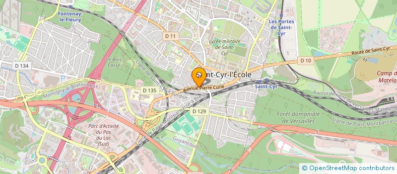 localisation de l'entreprise LEVALLOIS SERVICES AUTOMOBILE à SAINT-CYR-L'ECOLE