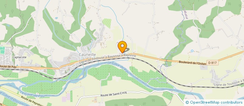 localisation de l'entreprise LEVAMEN  CAUNEILLE