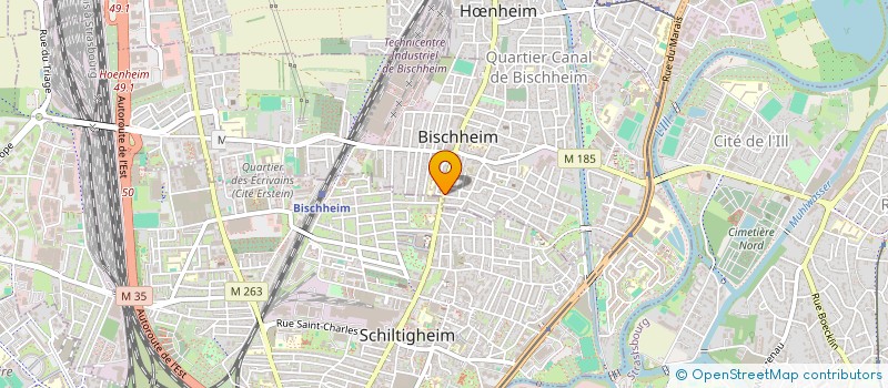 localisation de l'entreprise LEVAN  BISCHHEIM