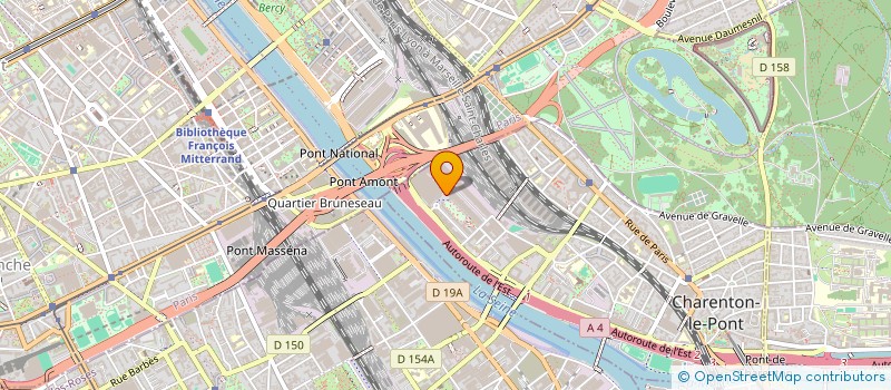 localisation de l'entreprise LEVANA  CHARENTON-LE-PONT