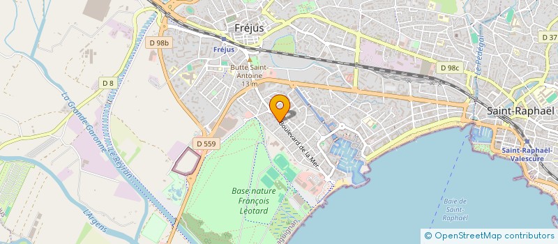 localisation de l'entreprise LEVANA à FREJUS
