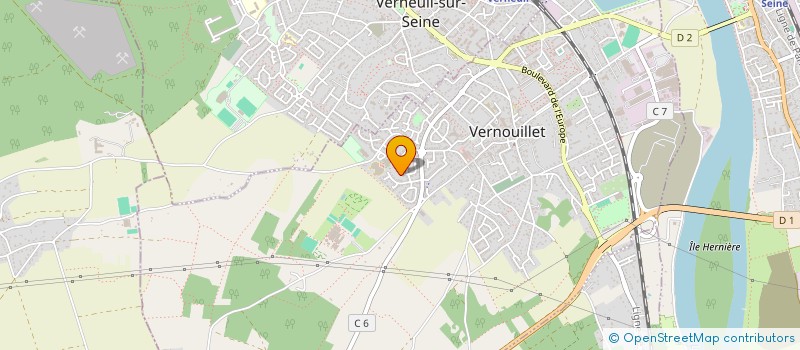 localisation de l'entreprise LEVANC  VERNOUILLET
