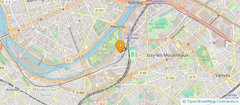 localisation de l'entreprise LEVANDQUAL à ISSY-LES-MOULINEAUX