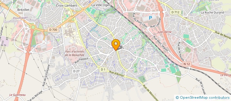 localisation de l'entreprise LEVANI à TREGUEUX