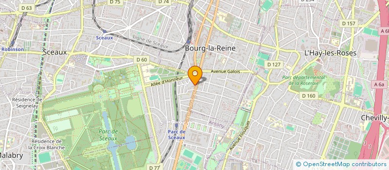 localisation de l'entreprise LEVANT à SCEAUX