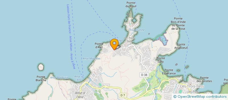 localisation de l'entreprise LEVANT ANTILLES à LES TROIS-ILETS