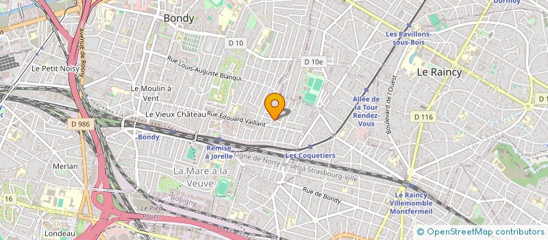 localisation de l'entreprise LEVANT IMMO  BONDY