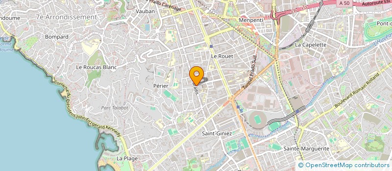 localisation de l'entreprise LEVANTIS à MARSEILLE