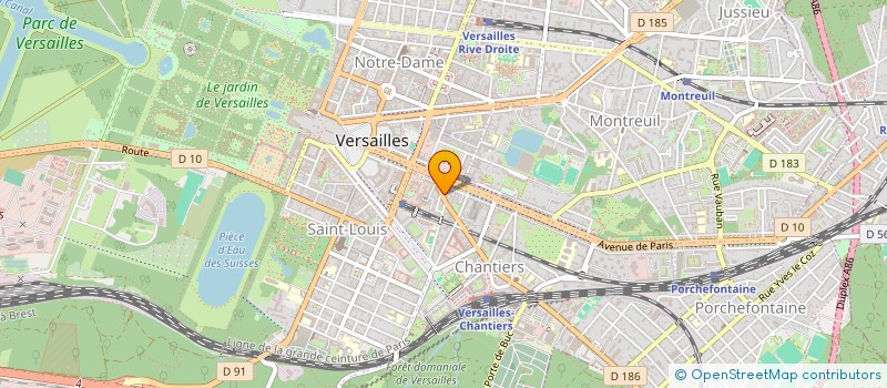 localisation de l'entreprise LEVANTO à VERSAILLES
