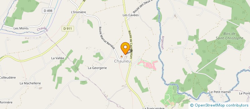 localisation de l'entreprise LEVARDON ET FILS  CHAULIEU