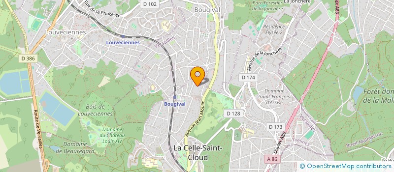 localisation de l'entreprise LEVARK  LA CELLE-SAINT-CLOUD