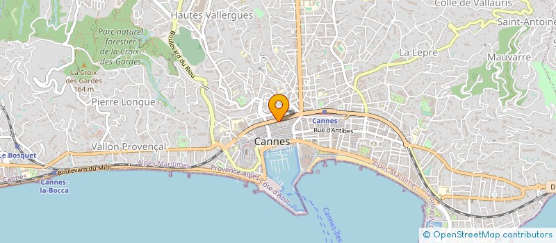 localisation de l'entreprise LEVARLET AND CO à CANNES