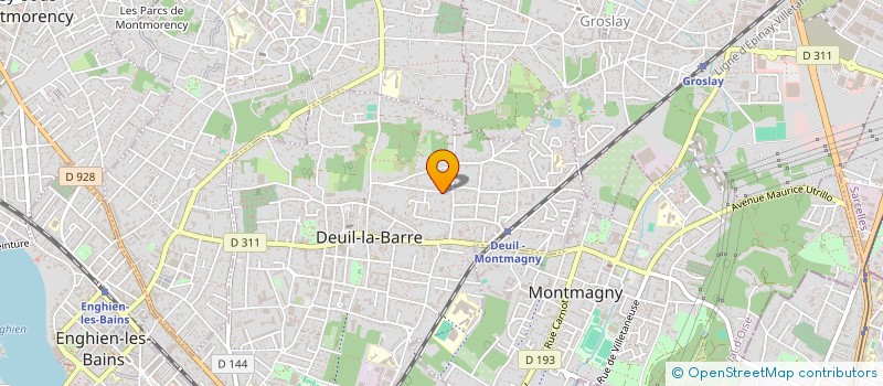 localisation de l'entreprise LEVAS  DEUIL-LA-BARRE