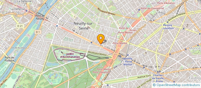 localisation de l'entreprise LEVAS à NEUILLY-SUR-SEINE
