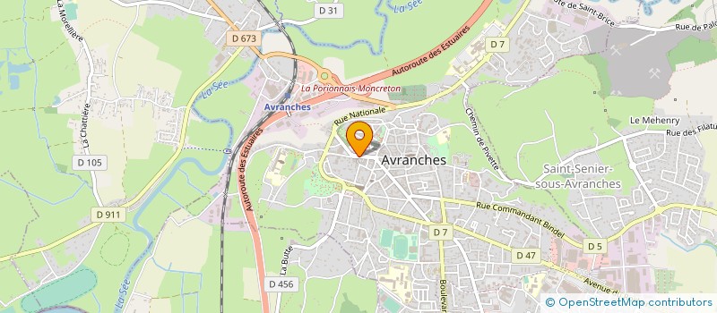 localisation de l'entreprise LEVASSEUR  AVRANCHES