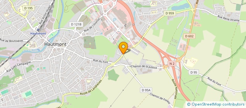 localisation de l'entreprise LEVASSEUR à HAUTMONT