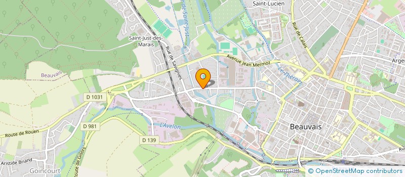 localisation de l'entreprise LEVASSEUR AND CO  BEAUVAIS