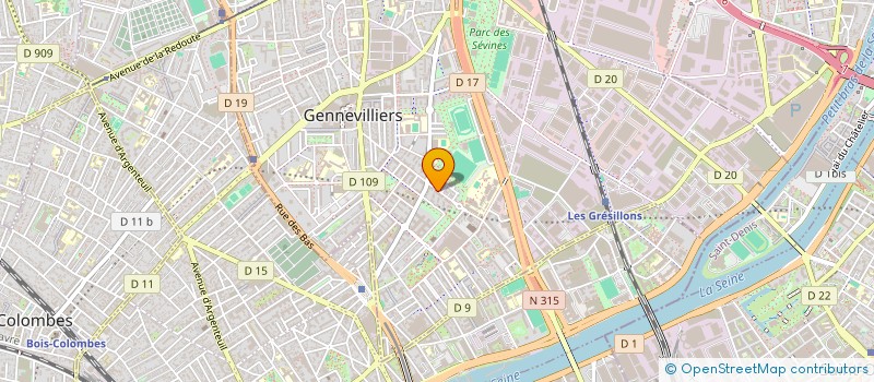 localisation de l'entreprise LEVASSEUR DEMAILLY-SERVOISIER INDIVISION à GENNEVILLIERS